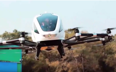 Vidéo sur le test du drone taxi EHang 184
